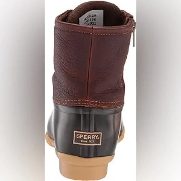 Sperry Women's Saltwater Core Boots - Tan/dark Brown - size 9.5 - NWT - Picture 4 of 8